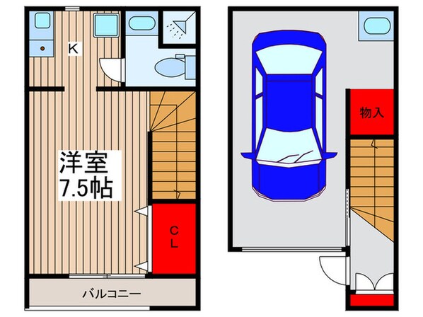 The　Bliss　Fort　URAWAの物件間取画像